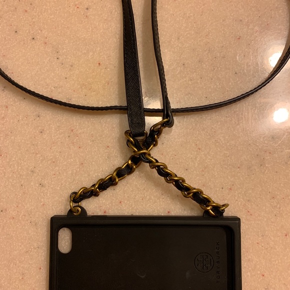 Tory Burch Wearable Silicone & Leather iPhone Case - Picture 4 of 4